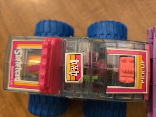 Skeletcar See Through 4 X 4 Pick Up Truck Toy Vintage Rare HTF Free Shipping - Picture 2 of 9
