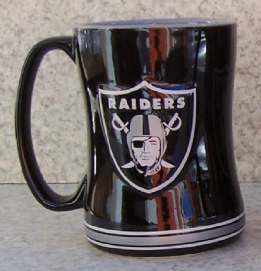Coffee Mug Sports NFL Las Vegas Raiders NEW 14 ounce cup with gift box