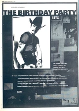 THE BIRTHDAY PARTY 1992 Nick Cave original UK ADVERT HITS 4AD