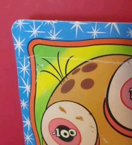 Vintage - 1994 Nickelodeon Magnetic Target Toss - Ren & Stimpy - 3 Throwing Disc - Picture 5 of 12