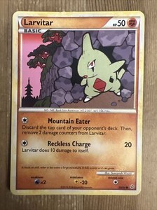 Larvitar 50/95 Unleashed DMG Pokémon Card