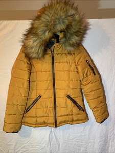 mustard padded jacket tesco