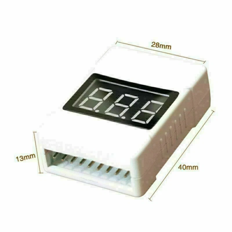 Battery Alarm Buzzer Indicator Checker Tester Low Voltage Alarm For 1S-8S Lipo - Image 2 of 4
