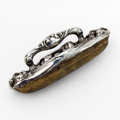 He Loves Me Nail Buffer Unger Bros Sterling Silver 1904 | eBay
