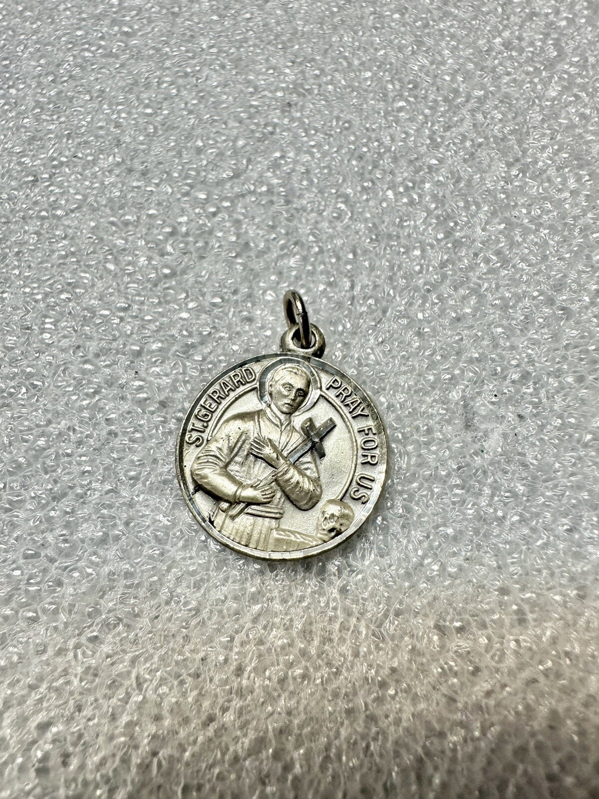Sterling Silver .925 Saint Gerard Majella Patron Of Children & Mothers ...