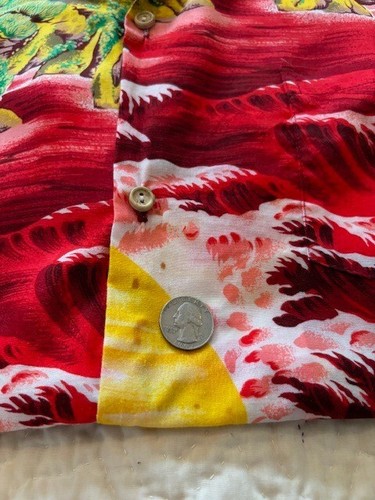 Kalaheo Mt Fuji Asian Rayon Hawaiian Aloha Shirt Avanti Spooner Kahala Koi Gr. L - Bild 15 von 15