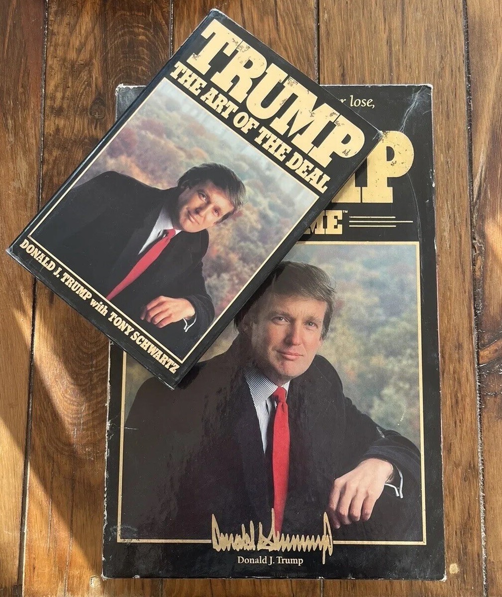 Trump The Game and Trump The Art of the Deal Hardcover Book | eBay