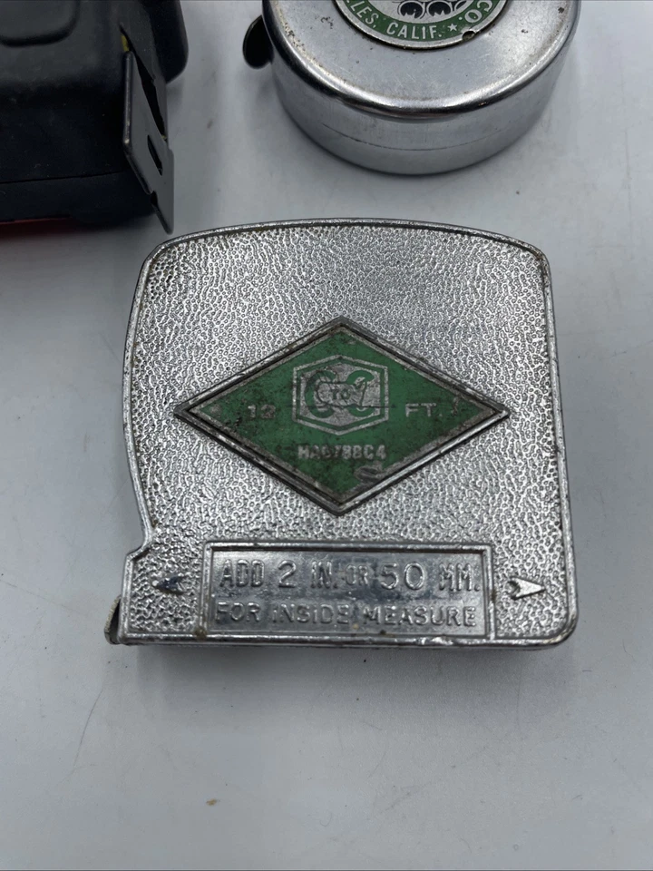 Husky 25’ Click Tape And 2 Vintage Tape Measures - Image 4 of 4
