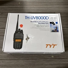 TYT UV8000D Ham Radio 10W 3600mAh Cross-Band Repeater FM 2 way Radio Transceiver