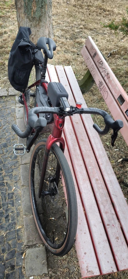 Trek Checkpoint SL 6 AXS 54 Crimson/Carbon Red Smoke - Bild 3 von 4