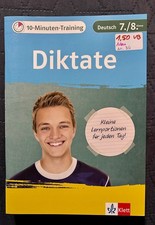 Diktate, Übungsheft, 7./8. Klasse, 10-Min.-Training, Klett Verlag, Neu