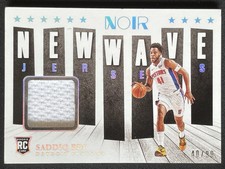 Saddiq Bey 2020-21 Panini Noir New Wave Jerseys RC /99 #NW-SBY