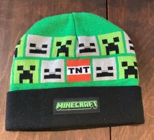 Minecraft Creeper TNT Beanie Cap Hat