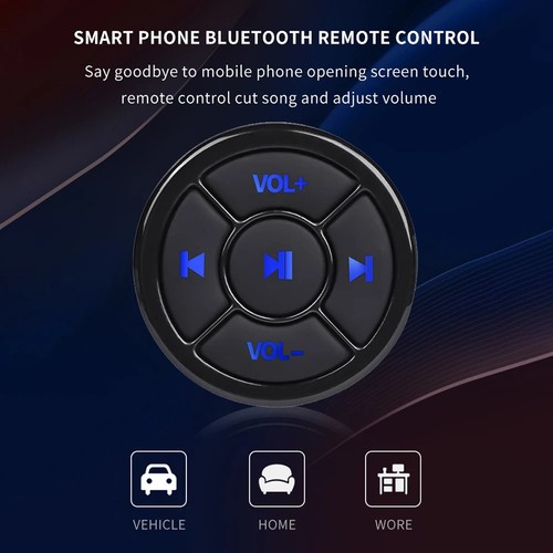 Mando a distancia inalámbrico Bluetooth 5.0 botón multimedia coche motocicleta bicicleta - Imagen 2 de 9