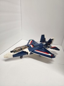 LEGO CREATOR: Blue Power Jet (31039)F-22 raptor  built up Jet Fighter