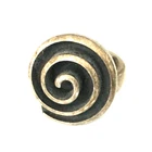 10g Vintage Ring MARKED MEXICO 925 STERLING SILVER Size 7 Spiral Band lot y
