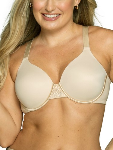 Vanity Fair Women's Full Figure Beauty Back Smoothing Bra Beige/Nude 36G 76380 - Picture 2 of 6