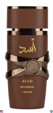 Unisex Eau de Parfum Spray 3.4 oz - Lattafa Asad Bourbon Fragrance