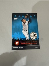 2009 Topps - Toppstown Redemption Code Cards Derek Jeter #TTT29