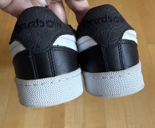 Extra Butter Reebok Classics Club C Prom Pack Black & White Leather Size 8.5 - Picture 6 of 11