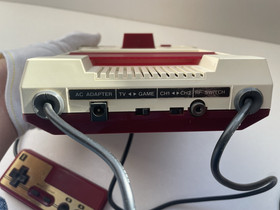 Nintendo Famicom Console HVC-001 Japan Junk Untested with AC Adapter & RF Switch