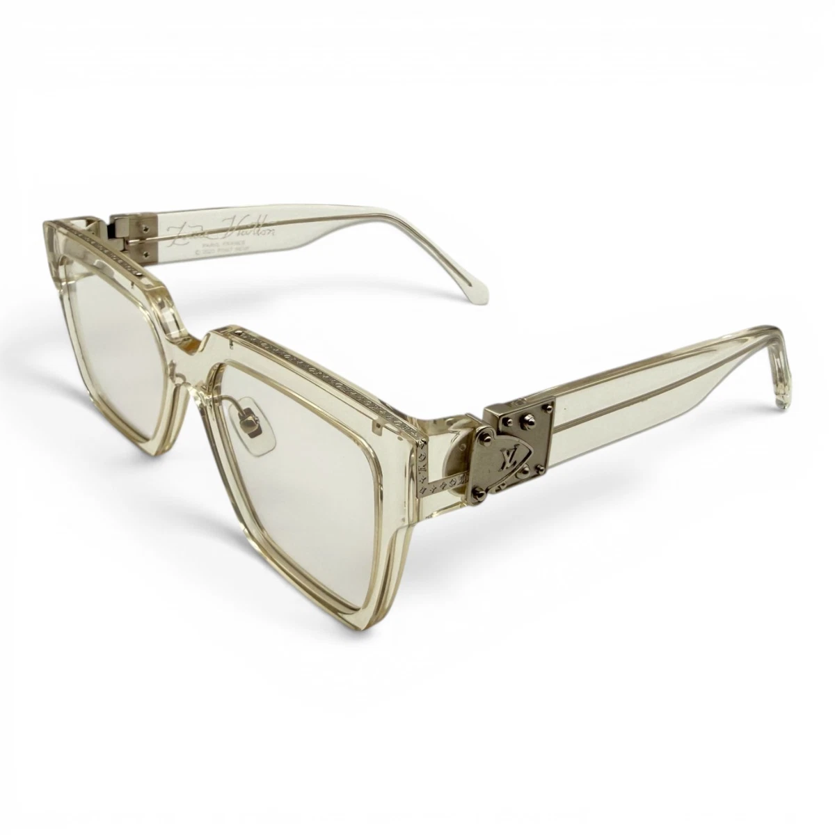 Louis Vuitton Silver Sunglasses for Men for sale | eBay