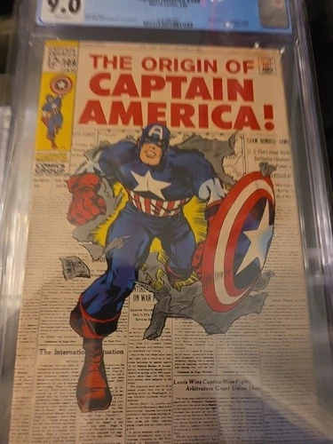Captain America 109 Cgc Grade 9.0 WP