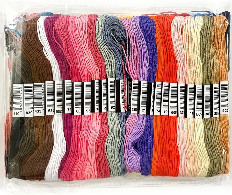 50 SKEINS Embroidery Floss Set Including Cross Stitch Threads - Image 4 of 4