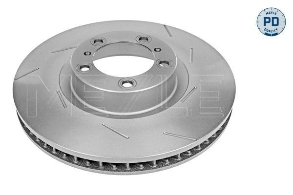 MEYLE Brake Disc Front Right O/S Driver Side Slotted Fits Porsche Panamera
