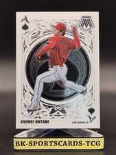 2022 Panini Mosaic SHOHEI OHTANI All Aces White Los Angeles Angels Dodgers A-2