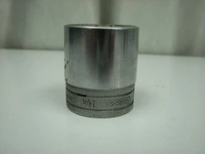 Snap-on Tools USA SW401 1/2" Drive 1-1/4" SAE 12 Point Shallow Chrome Socket