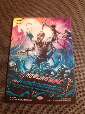 MTG - Howling Mine - Iron Maiden Secret Lair - Magic the Gathering