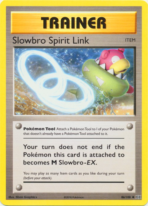 Slowbro Spirit Link - 86/108 - Uncommon - Lightly Played