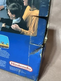 Empty Console Box Nintendo Entertainment System NES 1990 Action Set Authentic