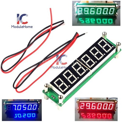0.1MHz~65MHz RF Signal Frequency Counter 6 Digit LED PLJ-6LED Display Module