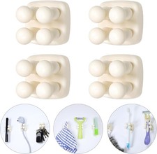 Silicone Toothbrush Holder Multi-Function Hook Waterproof self Adhesive Single