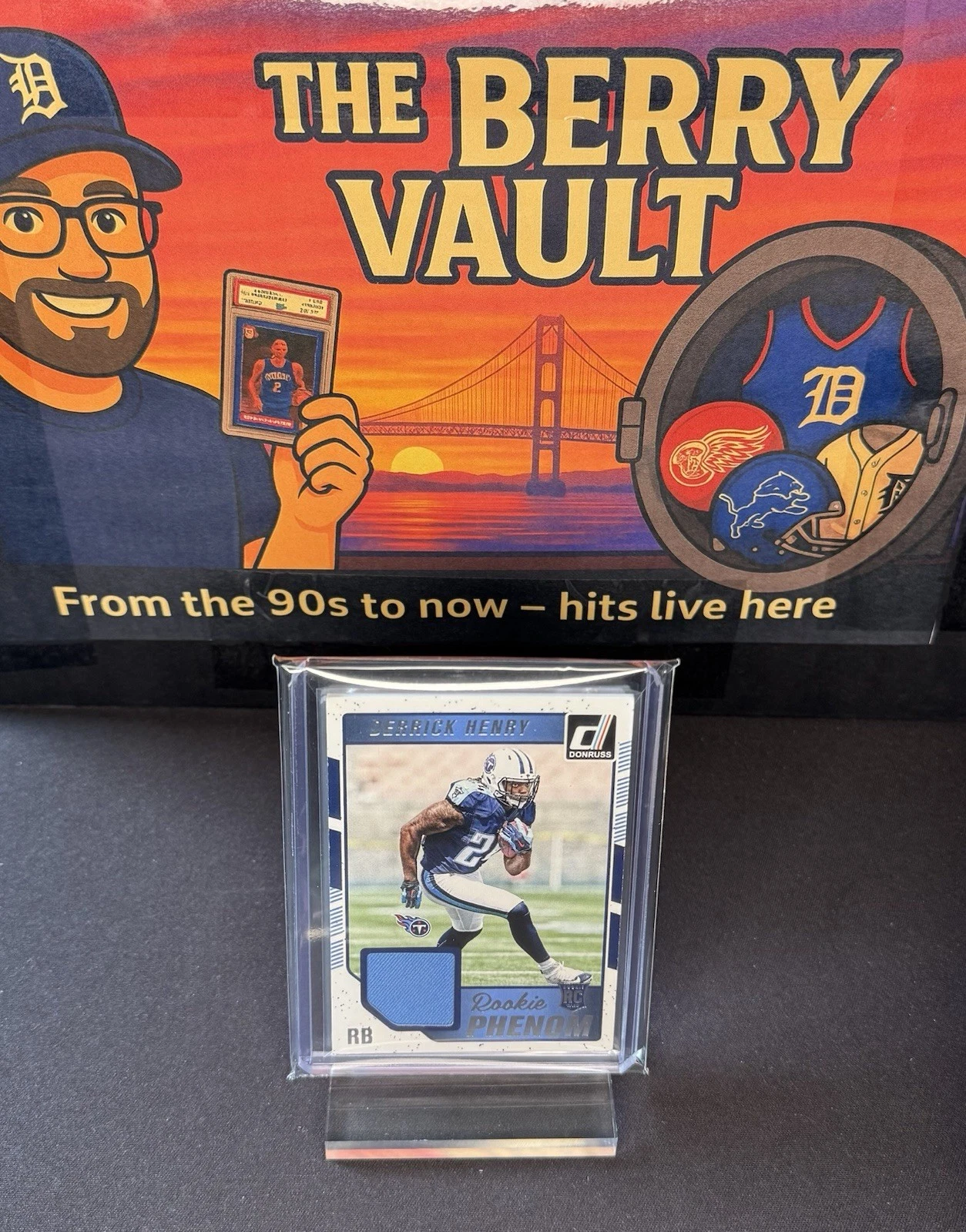 Derrick Henry Panini Donruss Rookie Phenom Jersey Relics #39 Base