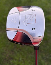 CALLAWAY FT-i SQUAREWAY 3 WOOD (15 DEG) S-FLEX, HEADCOVER & NEW GRIP - GOOD CON!