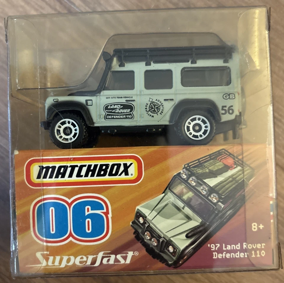 Matchbox No.06 Superfast- '97 Land Rover Defender 110 2007 Sealed - Image 3 of 4