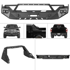 Front Rear Bumperstruck Sport Roll Bar Rack Kit For Dodge Ram 1500 2013-2018