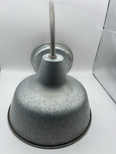 8" Outdoor Barn Light Galvanized