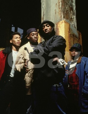 Juice (1992) Tupac Shakur, Khalil Kain, Omar Epps, Jermaine Hopkins 10x8 Photo