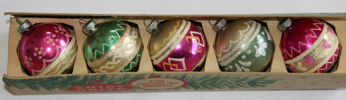 Glass Christmas 1960 Year Manufactured Collectible Holiday