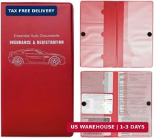 Dickno Car Registration and Insurance Holder, 10.39'' 9.56'' Essential Auto Card