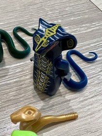 LEGO Minifigure Lot 5 Snake Generals FANGTOM PYTHOR SCALES KAPU'RAI Staffs