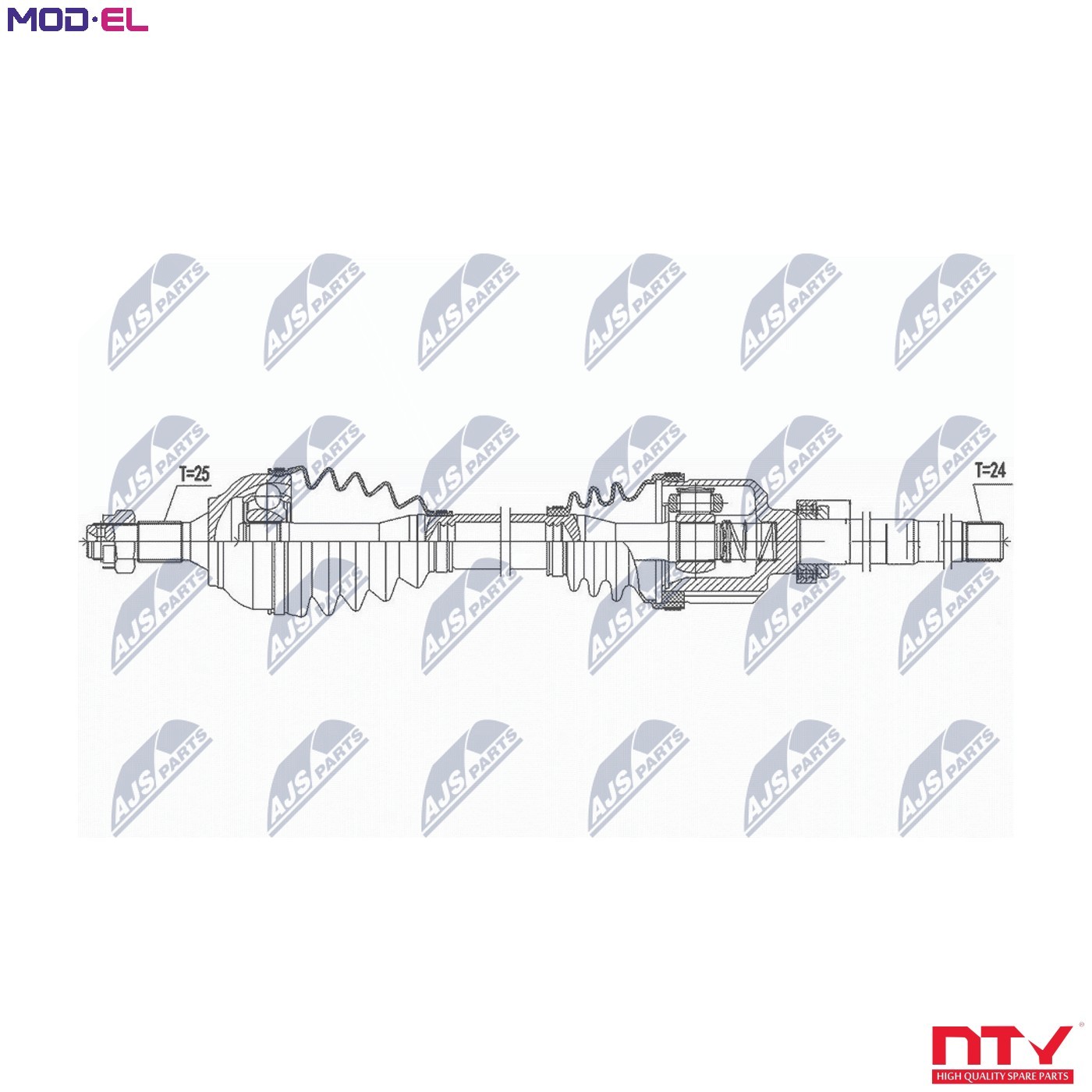 DRIVE SHAFT NPW-CT-111 FOR CITROËN BHY 1.6L 4cyl C-ELYSEE - Image 10