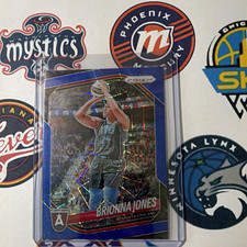 Panini 2025 WNBA Prizm Blue Prizm Brionna Jones Atlanta Dream #107 Blue Prizm