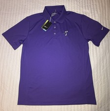 New Nike Golf Tour Performance Mens Large Purple Disney Mickey Mouse Shirt NWT