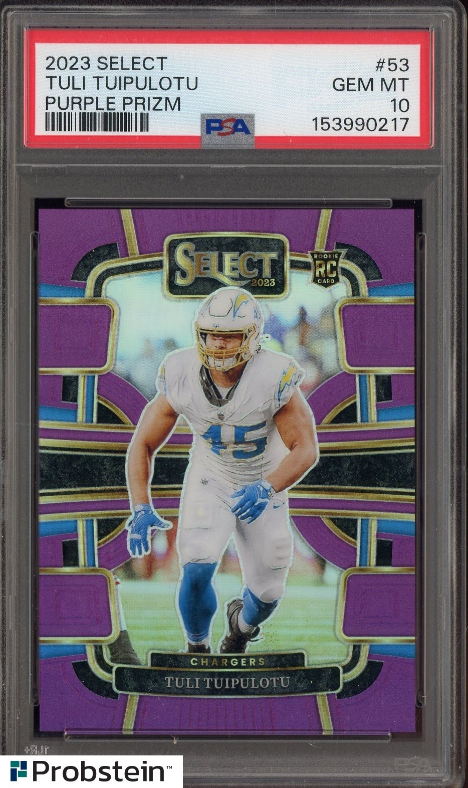 Tuli Tuipulotu Panini Select #53 Purple