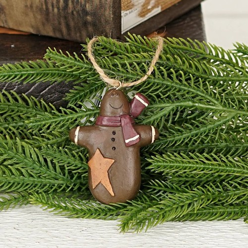 Ornamento Gingerman Primitivo Natale Vecchio Mondo 2,5" - Foto 4 di 5